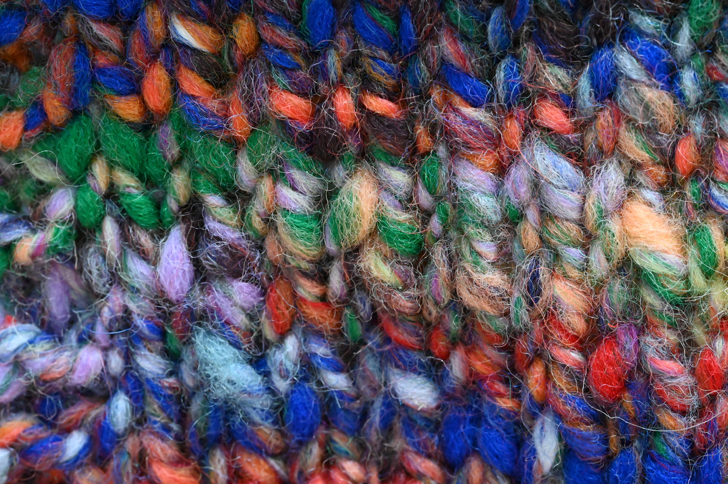 Handspun Rich and Lively Autumn Yarn Using 100% Wool