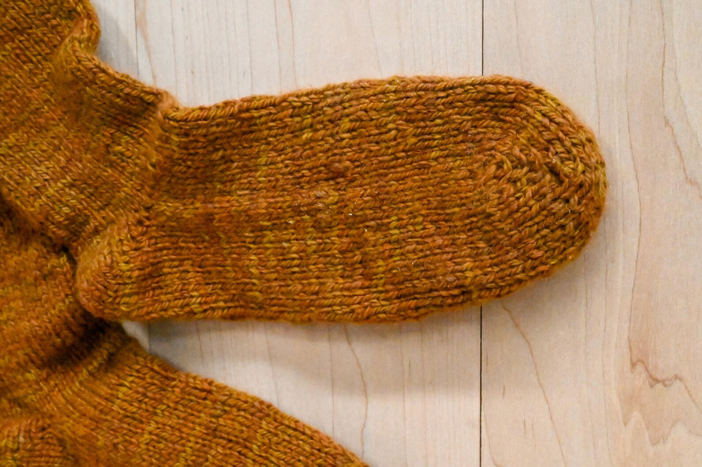 Handmade Tonal Browns Socks Using 100% Small-Farm Wool