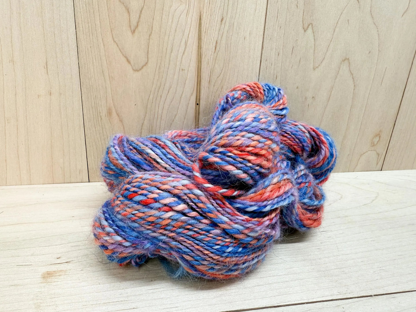 Handmade Berry Patch Semi-Gradient Yarn Using 100% Alpaca