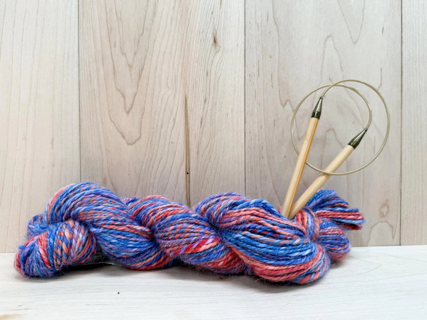 Handmade Berry Patch Semi-Gradient Yarn Using 100% Alpaca