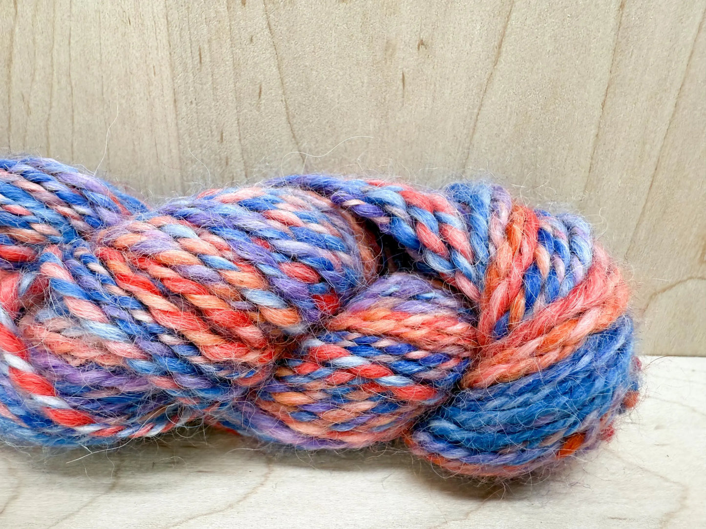 Handmade Berry Patch Semi-Gradient Yarn Using 100% Alpaca