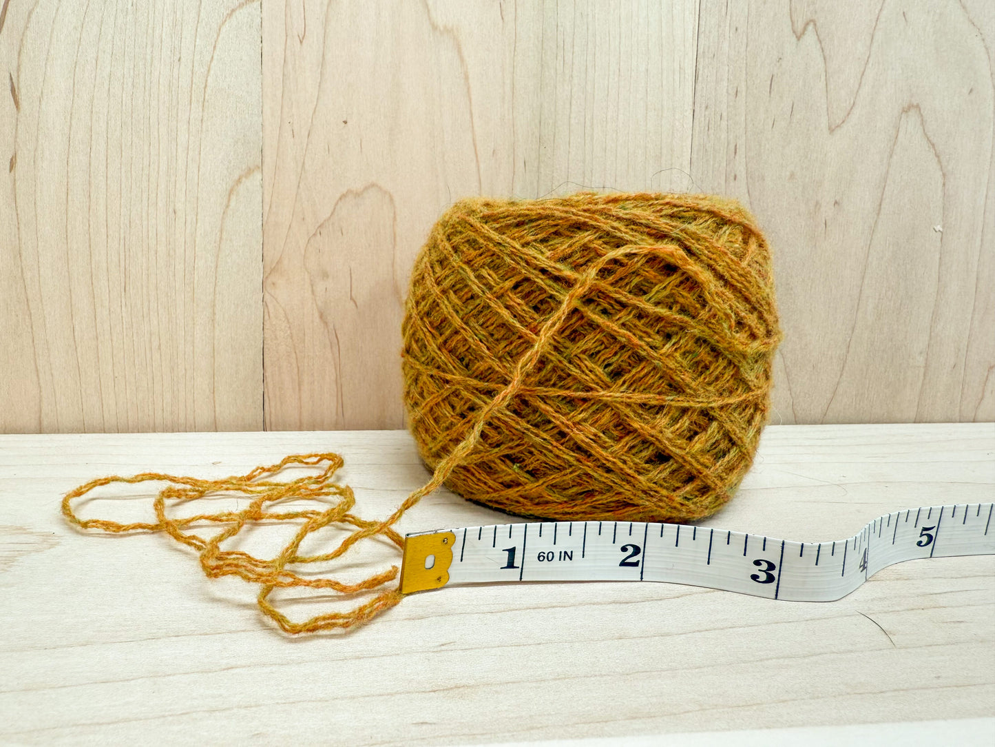 Recycled Mustard Yarn