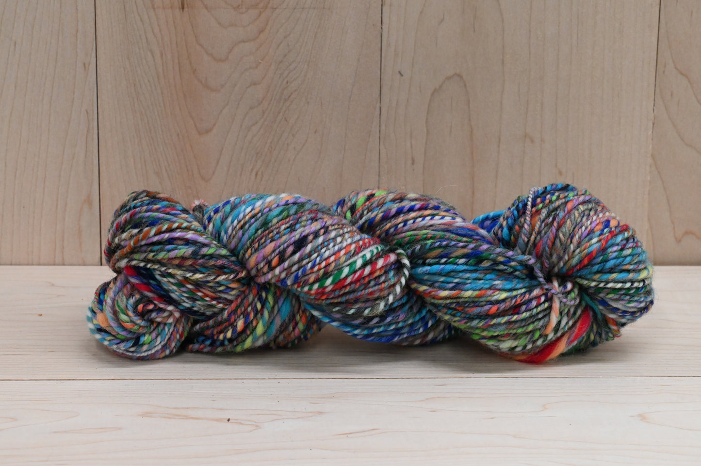 Handspun Aqua-Based Yarn Using 100% Wool
