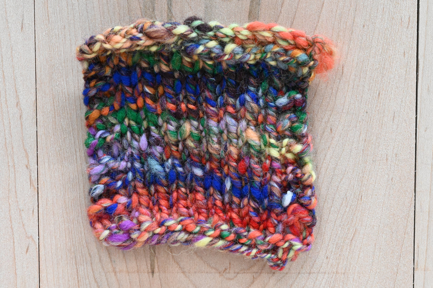 Handspun Rich and Lively Autumn Yarn Using 100% Wool