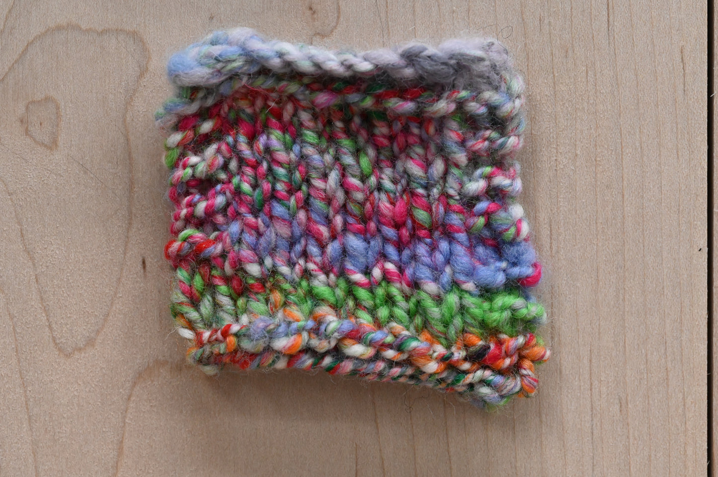 Handmade Icy Berries Handspun Yarn Using 100% Wool