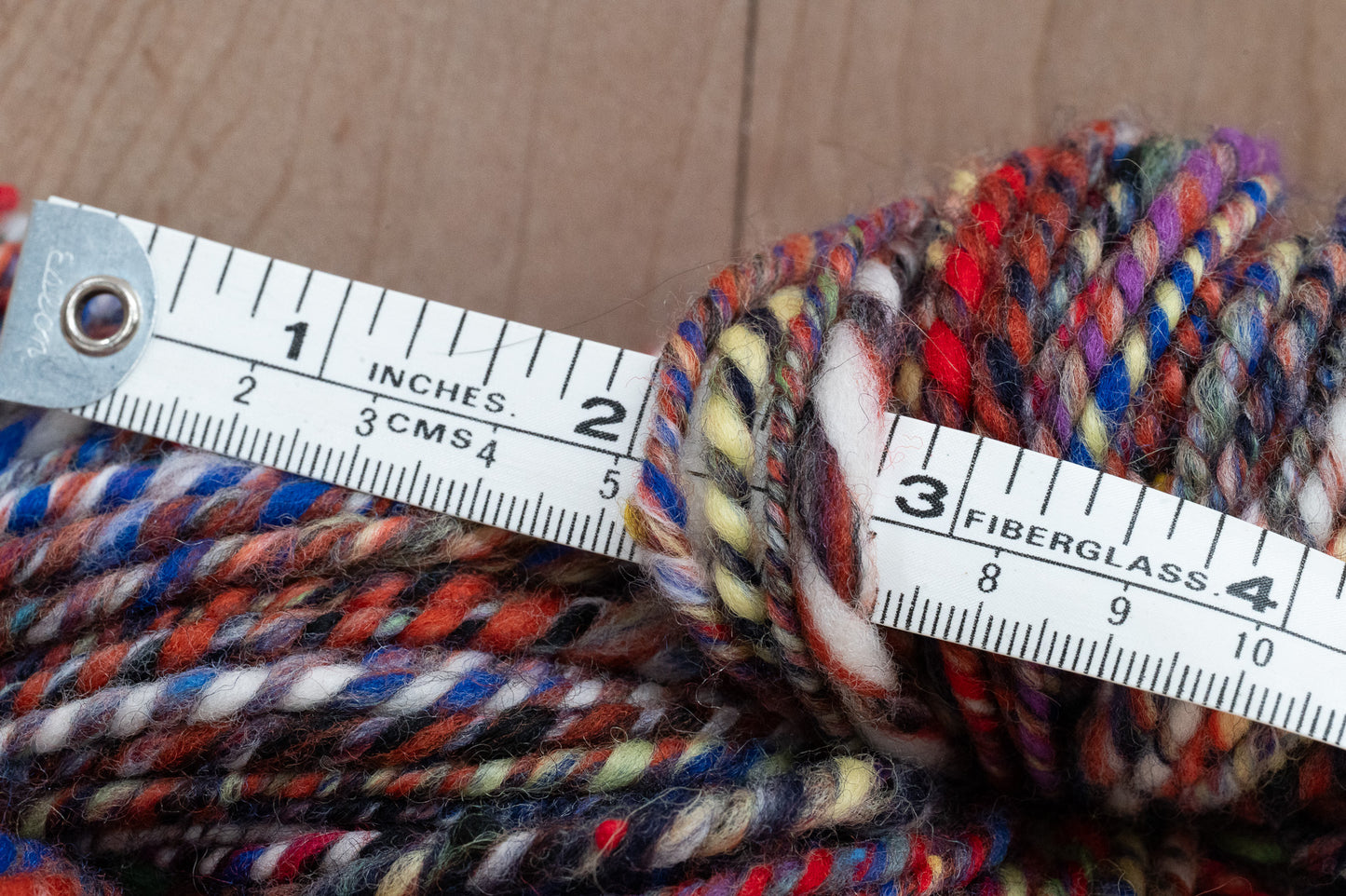 Handspun Autumn Night Yarn Using 100% Wool