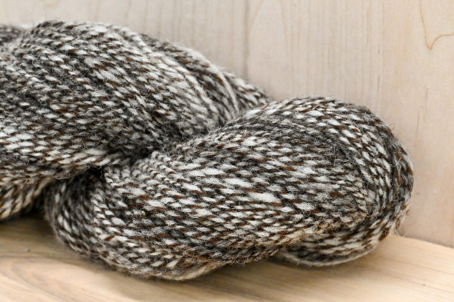 Handspun Gray Gradient Wool Yarn Using 100% Scottish Wool