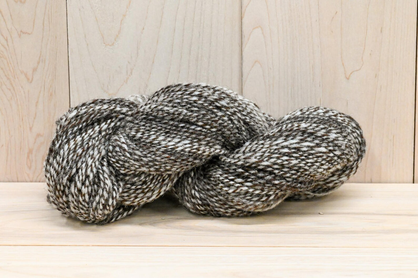 Handspun Gray Gradient Wool Yarn Using 100% Scottish Wool