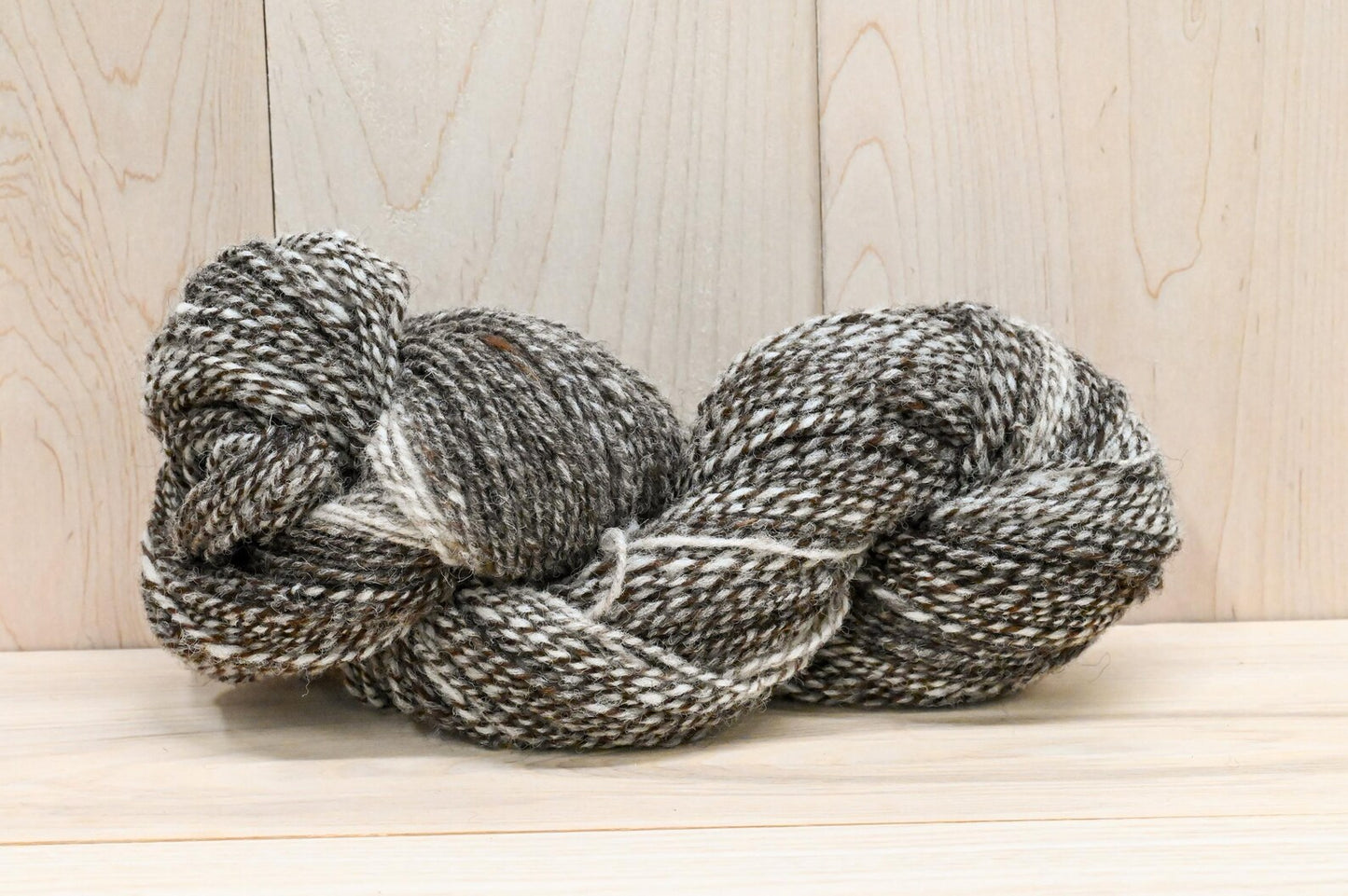 Handspun Gray Gradient Wool Yarn Using 100% Scottish Wool