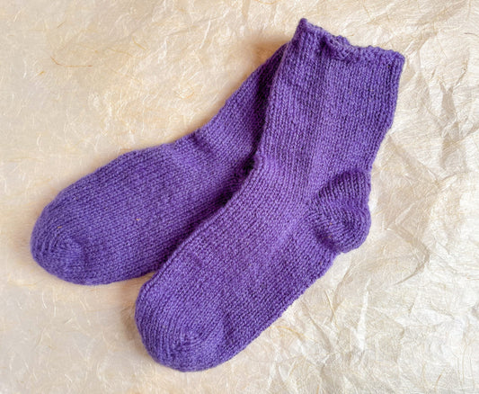 Knitting Pattern: Toe-Up Socks, Knit Two-at-a-Time
